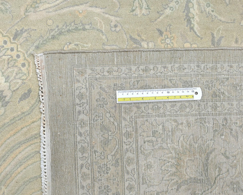 9x12 Gray Oriental Persian Style Hand Knotted Wool Area Rug