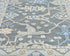4x10 Ft gray Oushak Turkish Hand Knotted Traditional Runner Rug