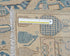 3x5 Gray Kuba Afghan Hand Knotted Wool Area Rug