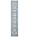 13 Ft Blue Oushak Turkish Hand Knotted Geometric Traditional Soft Wool Runner Rug