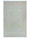Muted Blue 4x6 Oushak Turkish Hand Knotted Floral Traditional Soft Wool Area Rug