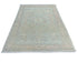 Muted Blue 4x6 Oushak Turkish Hand Knotted Floral Traditional Soft Wool Area Rug