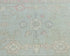 Muted Blue 4x6 Oushak Turkish Hand Knotted Floral Traditional Soft Wool Area Rug
