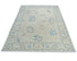 4x6 Taupe Gray Oushak Turkish Hand Knotted Traditional Soft Wool Area Rug
