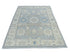 Silver Gray 4x6 Oushak Turkish Hand Knotted Floral Oriental Soft Wool Area Rug