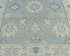 Silver Gray 4x6 Oushak Turkish Hand Knotted Floral Oriental Soft Wool Area Rug