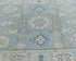 Silver Gray 4x6 Oushak Turkish Hand Knotted Floral Oriental Soft Wool Area Rug