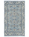 Alfombra tradicional turca de lana teñida con tinte natural, anudada a mano, color gris Oushak, 3x5
