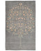 3x5 Gray Kuba Afghan Hand Knotted Wool Area Rug