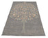 3x5 Gray Kuba Afghan Hand Knotted Wool Area Rug
