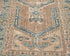 11 Ft Vintage Brown Persian Style Hand Knotted Distressed Low Pile Wool Runner Rug