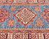 6 Feet Blue Kazak Afghan Hand Knotted Wool Runner Rug