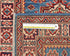 6 Feet Blue Kazak Afghan Hand Knotted Wool Runner Rug