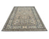 4x6 Kazak Gray Blue Afghan Hand Knotted Traditional Wool Area Rug