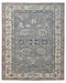 6x8 Kazak Gray Afghan Hand Knotted Traditional Wool Area Rug