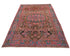 5x10 Vintage Brown Pink Persian Style Hand Knotted Low Pile Wool Area Rug
