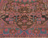 5x10 Vintage Brown Pink Persian Style Hand Knotted Low Pile Wool Area Rug