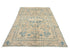 5x9 Vintage Brown Persian Style Hand Knotted Low Pile Wool Area Rug