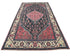 6x12 Vintage Blue Pink Persian Style Hand Knotted Low Pile Wool Runner Rug