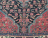 6x12 Vintage Blue Pink Persian Style Hand Knotted Low Pile Wool Runner Rug