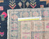 5x10 Vintage Blue Persian Style Hand Knotted Low Pile Wool Area Rug