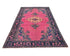 5x10 Vintage Pink Persian Style Hand Knotted Low Pile Wool Area Rug