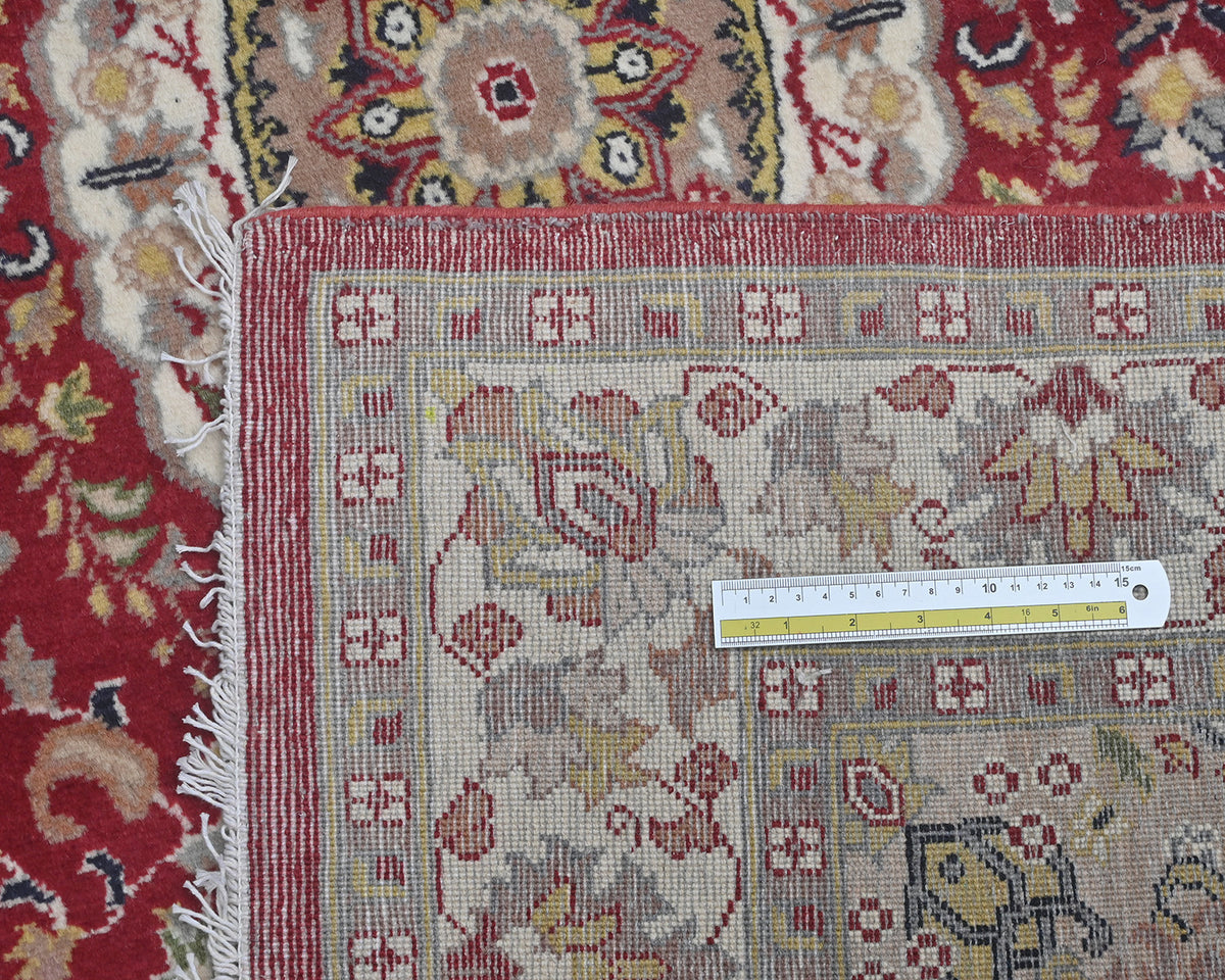 4x6 Oriental Red Persian Style Hand Knotted Wool Area Rug