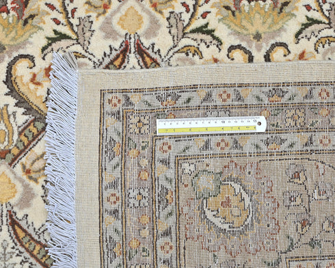 8x10 Oriental Beige Persian Style Hand Knotted Traditional Wool Area Rug