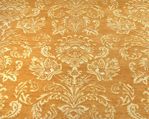 4x6 Zeigler Golden Afghan Hand Knotted Wool Area Rug