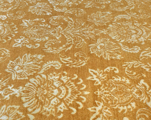 4x6 Zeigler Golden Afghan Hand Knotted Wool Area Rug