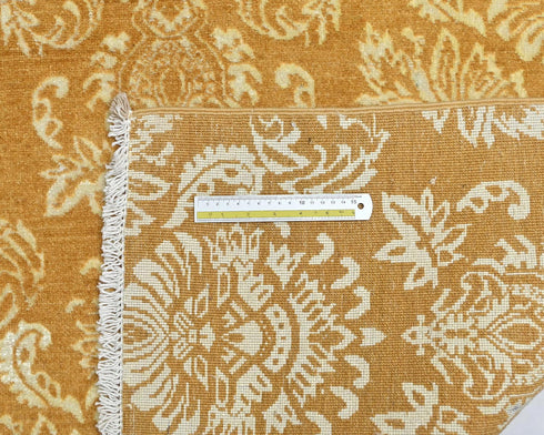 4x6 Zeigler Golden Afghan Hand Knotted Wool Area Rug