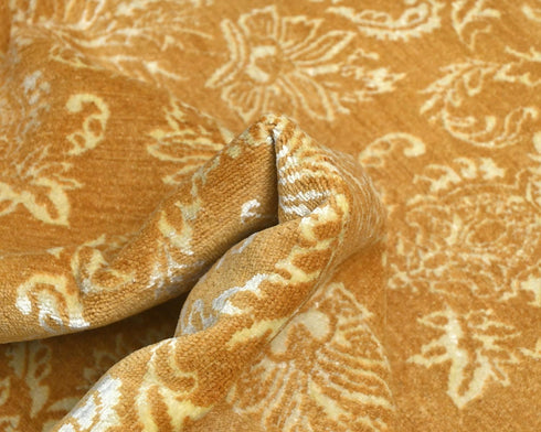 4x6 Zeigler Golden Afghan Hand Knotted Wool Area Rug