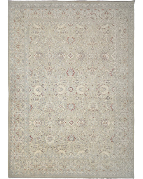 9x12 Oriental Gray Persian Style Hand Knotted Wool Area Rug