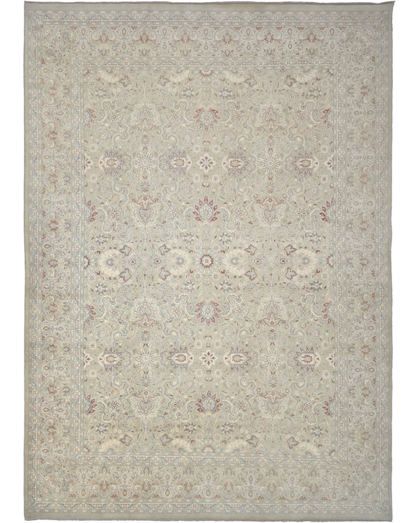 9x12 Oriental Gray Persian Style Hand Knotted Wool Area Rug