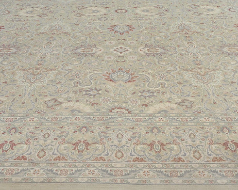 9x12 Oriental Gray Persian Style Hand Knotted Wool Area Rug