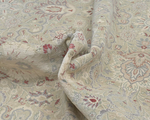 9x12 Oriental Gray Persian Style Hand Knotted Wool Area Rug