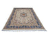 6x9 Oriental Beige Blue Persian Style Hand Knotted Floral Wool Area Rug