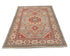 4x6 Gray Kuba Afghan Hand Knotted Wool Area Rug