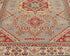 4x6 Gray Kuba Afghan Hand Knotted Wool Area Rug