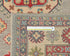 Alfombra afgana Kuba de lana anudada a mano, color gris, de 4 x 6 pulgadas