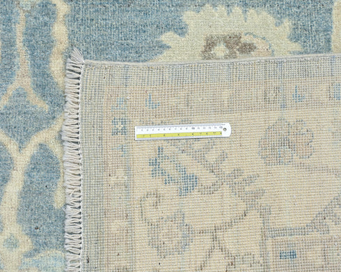 Gray Traditional Turkish Oushak Hand Knotted 8x10 Wool Area Rug