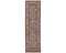 9 Feet Blue Kazak Afghan Hand Knotted Wool Runner Rug