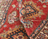 10 Feet Red Kazak Afghan Hand Knotted Wool Runner Rug