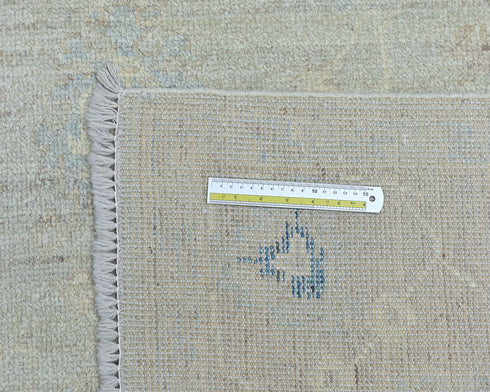 Muted Gray 5x7 Oushak Turkish Hand Knotted Oriental Soft Wool Area Rug