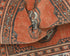 2x3 Vintage Rust Persian Style Hand Knotted Low Pile Wool Area Rug