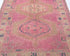 14 Ft Vintage Pink Brown Persian Style Hand Knotted Low Pile Wool Runner Rug