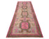 11 Ft Vintage Brown Persian Style Hand Knotted Low Pile Wool Runner Rug