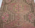 10 Feet Vintage Persian Style Brown Hand Knotted Low Pile Wool Runner Rug