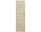 10 Ft Vintage Persian Style Brown Hand Knotted Distressed Low Pile Runner Rug