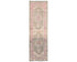 11 Ft Vintage Brown Persian Style Hand Knotted Distressed Low Pile Wool Runner Rug